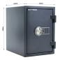 Preview: Rottner Dokumententresor EN1 Fire Hero 50 Elektronikschloss anthrazit T06317
